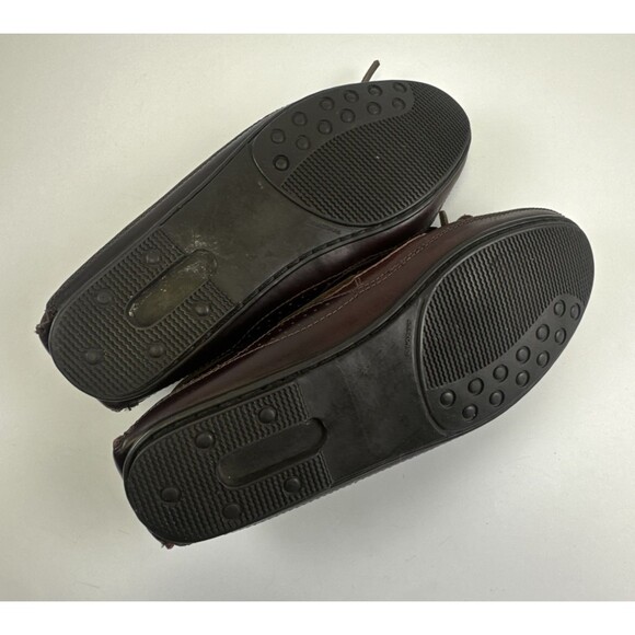 Johnston And Murphy Driving Moccasins Brown Leather Kiltie Fringe Slip On Men 10 main image 8